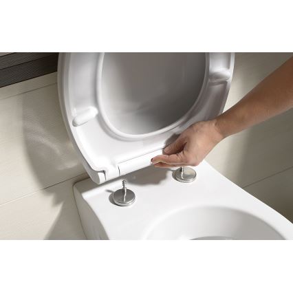 Bruckner - Сиденье для унитаза SoftClose FULDA SLIM белый