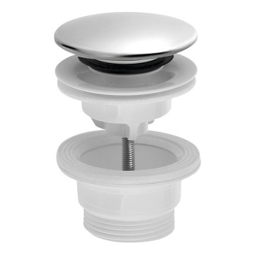 Bruckner - Відведення для умивальника CLICK-CLACK діаметр 6,3 см нержавіюча сталь