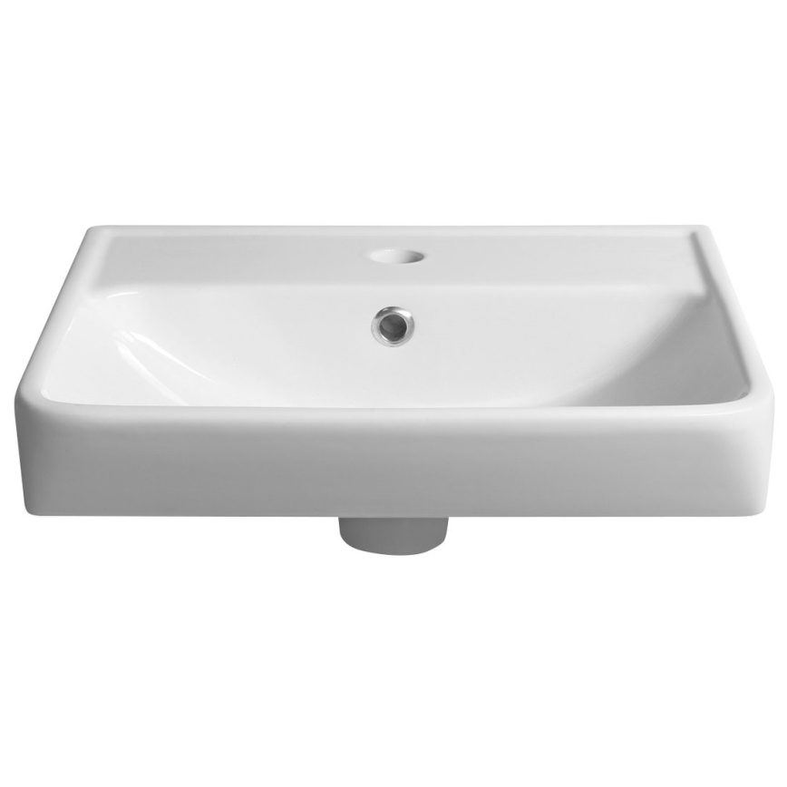 Bruckner - Встраиваемая раковина NEON 50x41,5 см керамика/белая