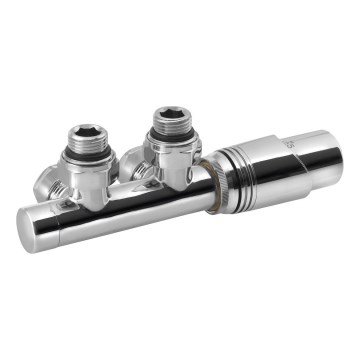 Bruckner - З'єднувальний термостатичний комплект для центрального підключення WICHER глянцевий хром