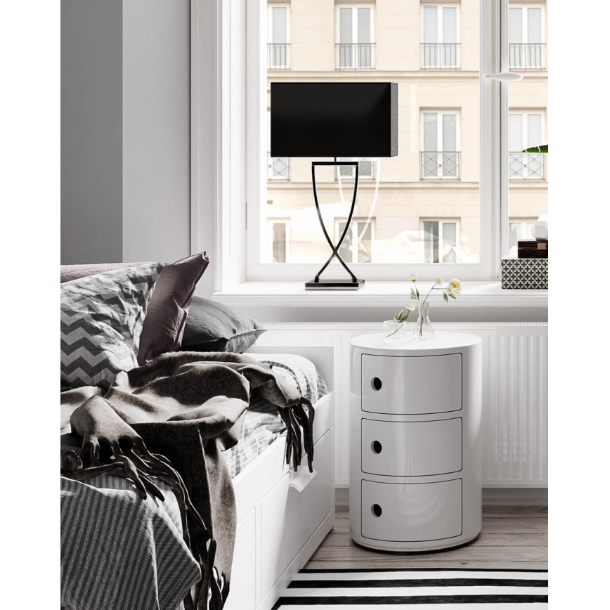 ByRydens - Настольная лампа OMEGA 1xE27/5W/230V чёрная