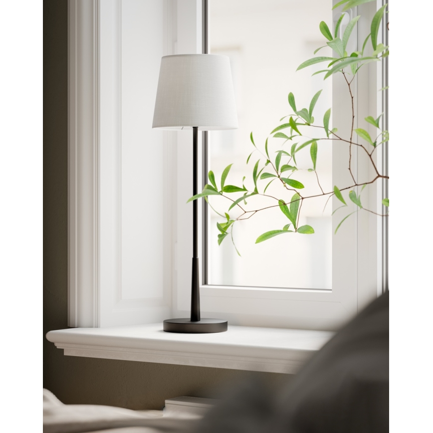ByRydens - Настольная лампа LUMI 1xE27/8W/230V белая/черная 68,5 см