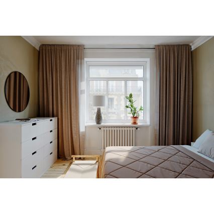 ByRydens - Настольная лампа BARTHA 1xE27/8W/230V бежевая