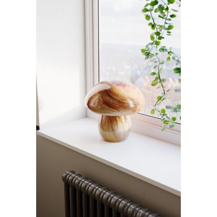 ByRydens - Настільна лампа MIRA MUSHROOM 1xE27/8W/230V коричнева