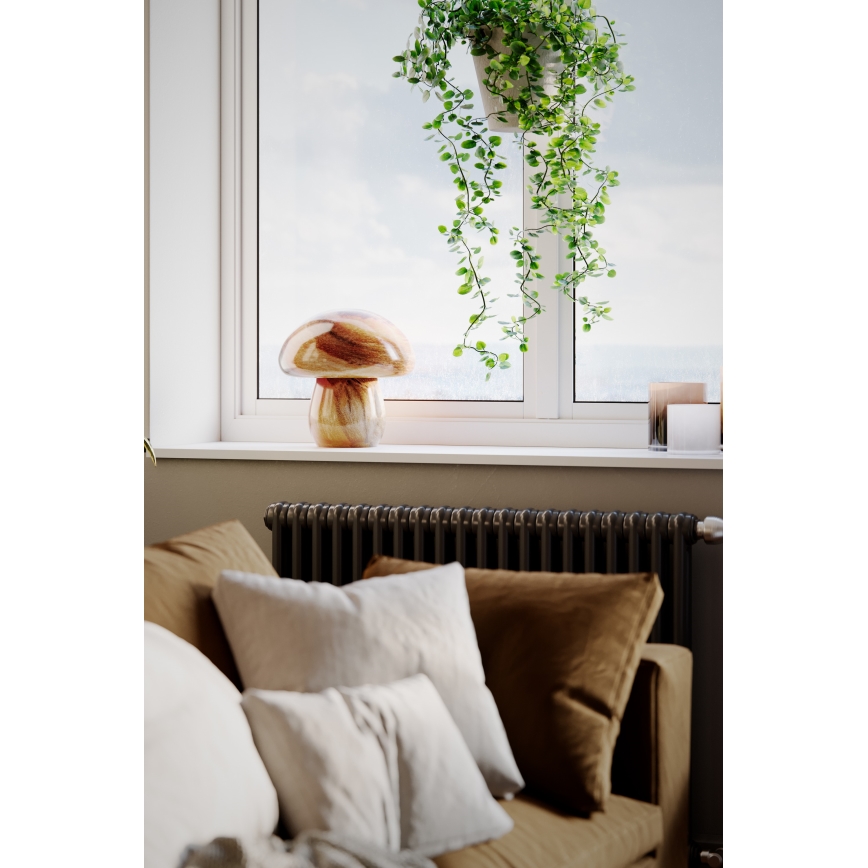 ByRydens - Настольная лампа MIRA MUSHROOM 1xE27/8W/230V коричневая