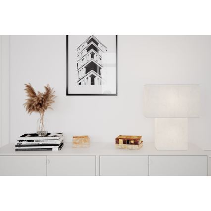 ByRydens - Настільна лампа iSQUARE 1xE27/8W/230V біла