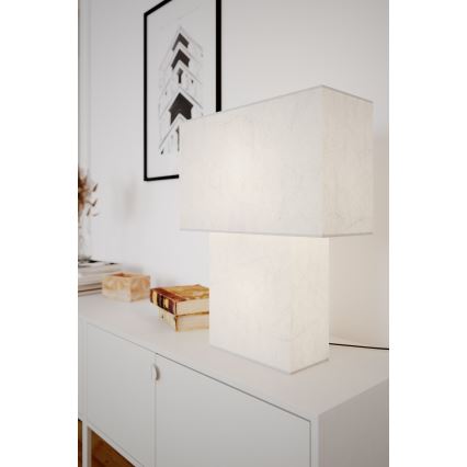 ByRydens - Настольная лампа iSQUARE 1xE27/8W/230V белая