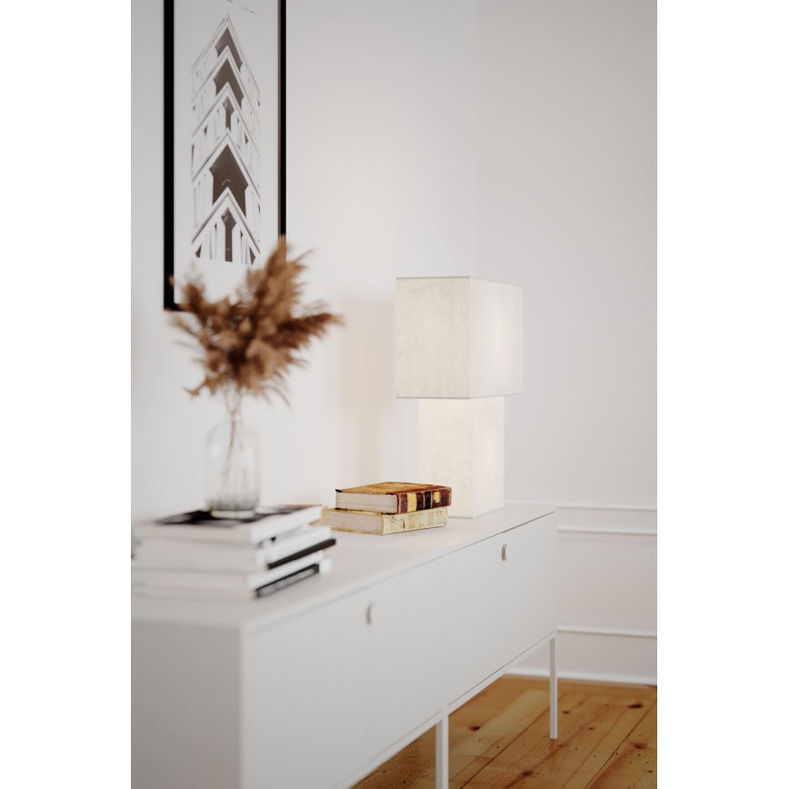 ByRydens - Настольная лампа iSQUARE 1xE27/8W/230V белая