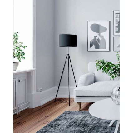 ByRydens - Напольная лампа RINA 1xE27/5W/230V чёрная