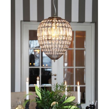 ByRydens - Подвесной светильник на тросе AMADEUS 1xE27/5W/230V