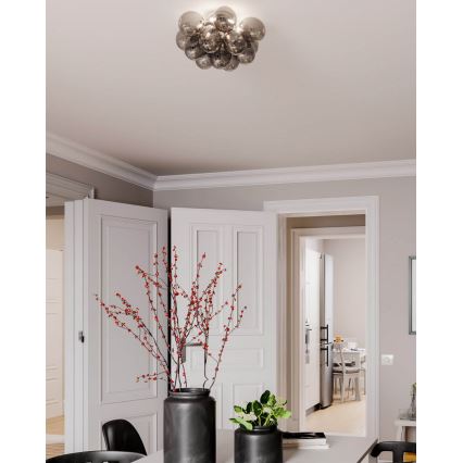 ByRydens - Потолочный светильник GRANDE 3xG9/4W/230V дымчатый/черный диаметр 30 см