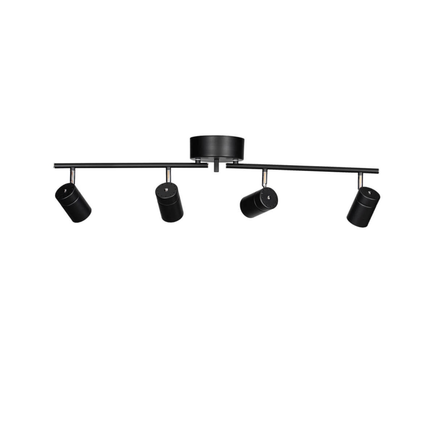 ByRydens - Точечный светильник CORRECT 4xGU10/7W/230V черный