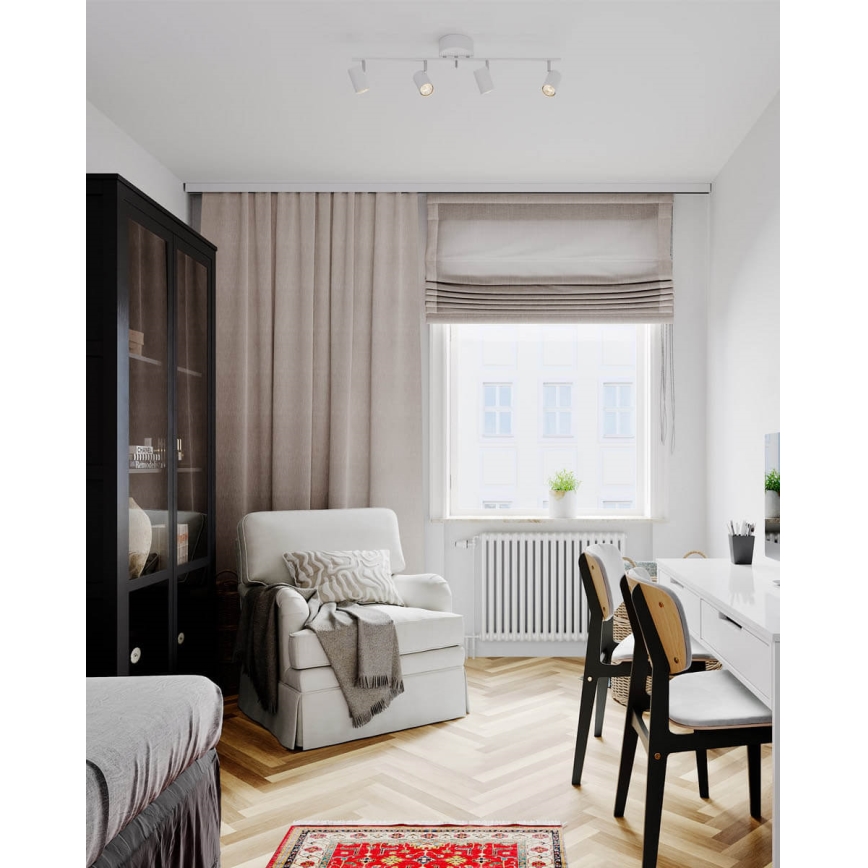 ByRydens - Точковий світильник CORRECT 4xGU10/7W/230V білий