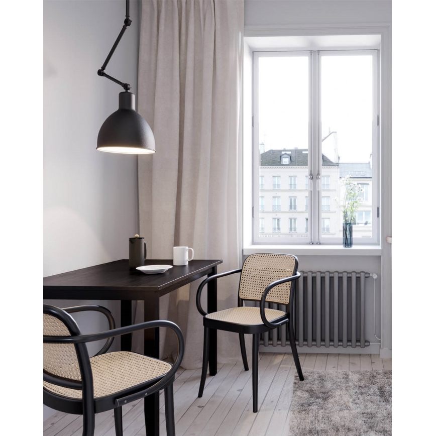 ByRydens - Люстра на штанге BAZAR 1xE27/5W/230V чёрная