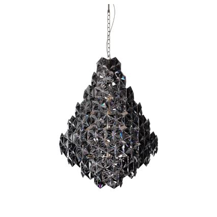 ByRydens - Люстра на ланцюгу MONARQUE GRANDE 11xE14/5W/230V чорний діаметр 58 см