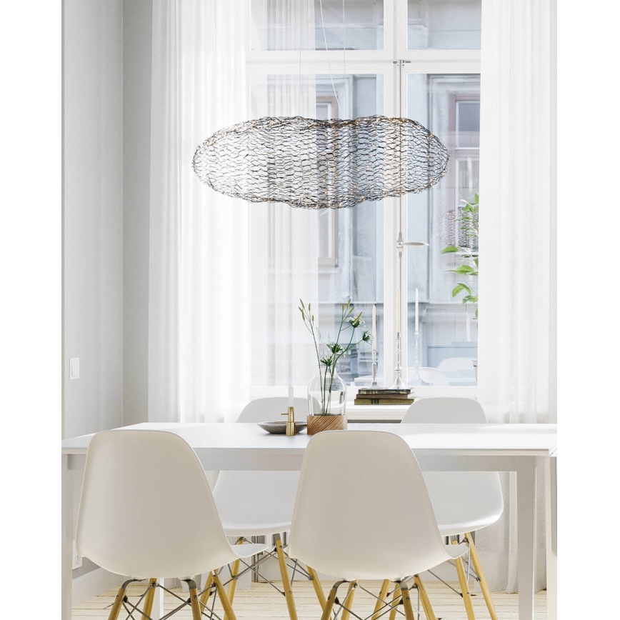 ByRydens - Светодиодная подвесная люстра HAYDEN LED/15W/230V черный