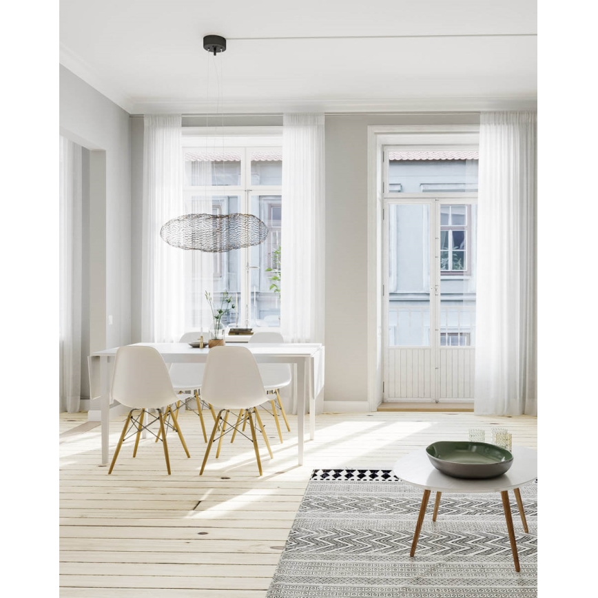 ByRydens - Светодиодная подвесная люстра HAYDEN LED/15W/230V черный