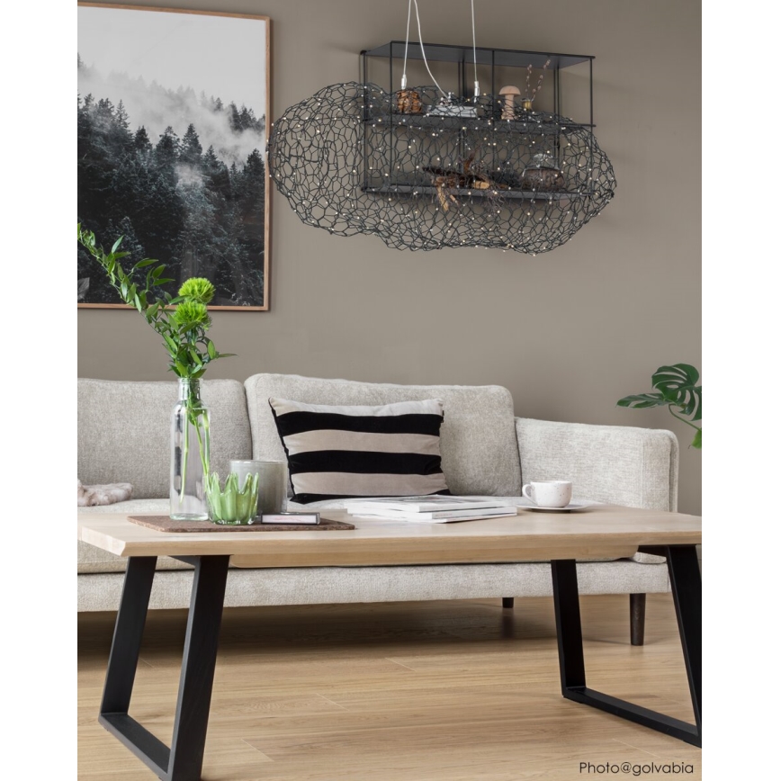 ByRydens - Светодиодная подвесная люстра HAYDEN LED/15W/230V черный