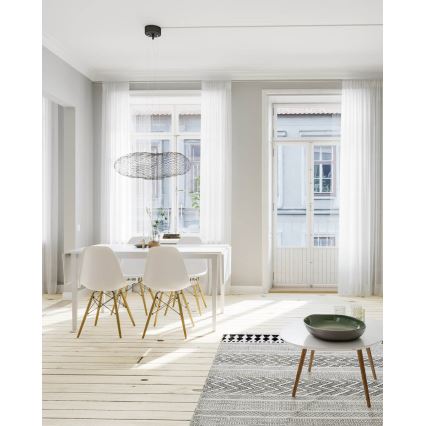 ByRydens - Світлодіодна підвісна люстра HAYDEN LED/15W/230V чорний