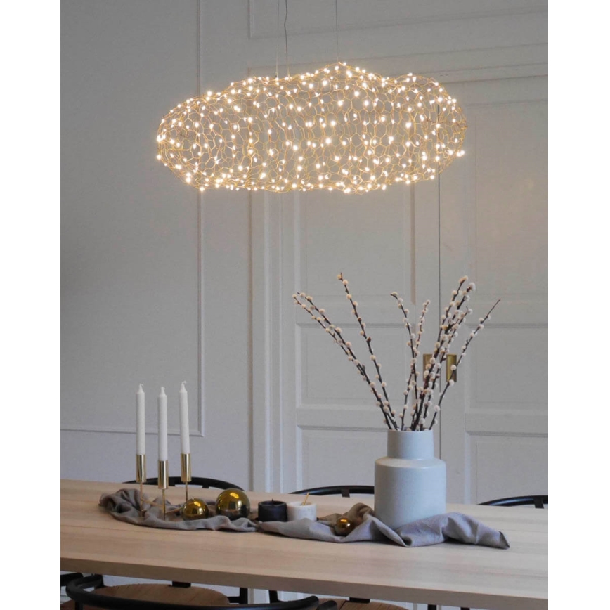 ByRydens - Світлодіодна підвісна люстра HAYDEN LED/15W/230V золотий