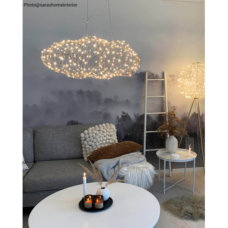 ByRydens - Світлодіодна підвісна люстра HAYDEN LED/15W/230V золотий