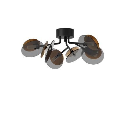 ByRydens - Припотолочная люстра TURNO 6xG9/4W/230V золотистый/черный