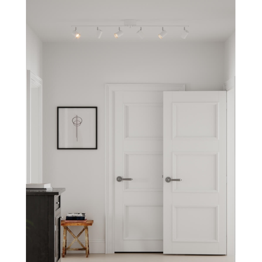 ByRydens - Точечный светильник CORRECT 6xGU10/7W/230V белый