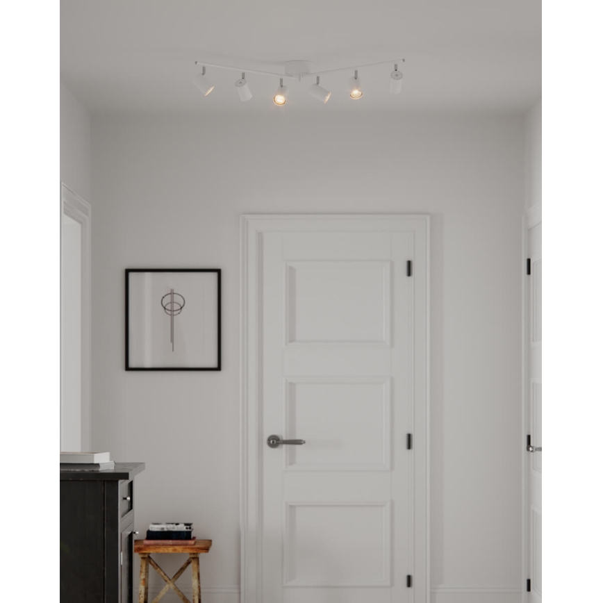 ByRydens - Точковий світильник CORRECT 6xGU10/7W/230V білий