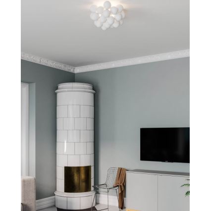 ByRydens - Потолочный светильник GROSS 6xG9/5W/230V белый диаметр 50 см