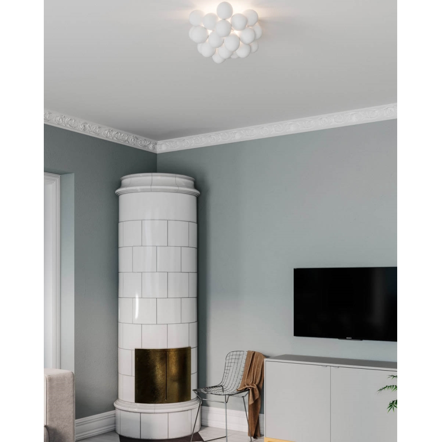 ByRydens - Потолочный светильник GROSS 6xG9/5W/230V белый диаметр 50 см