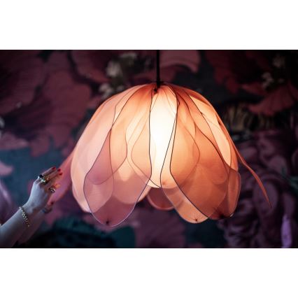 ByRydens - Подвесная люстра LOU LOU 1xE27/5W/230V розовый диаметр 80 см