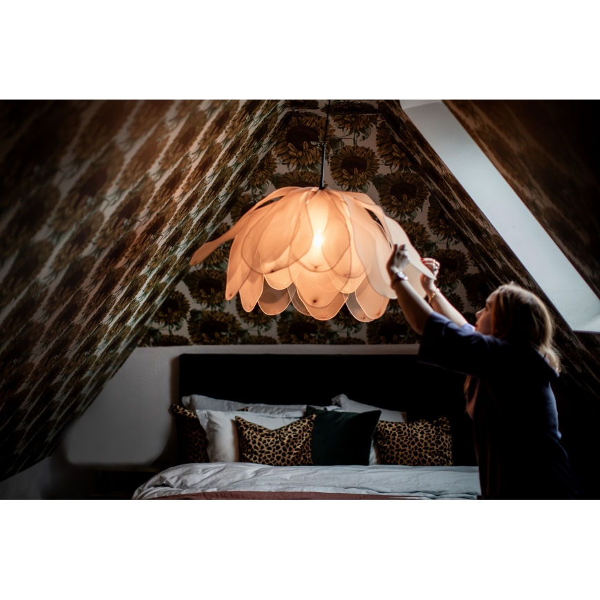 ByRydens - Подвесная люстра LOU LOU 1xE27/5W/230V бежевый диаметр 80 см