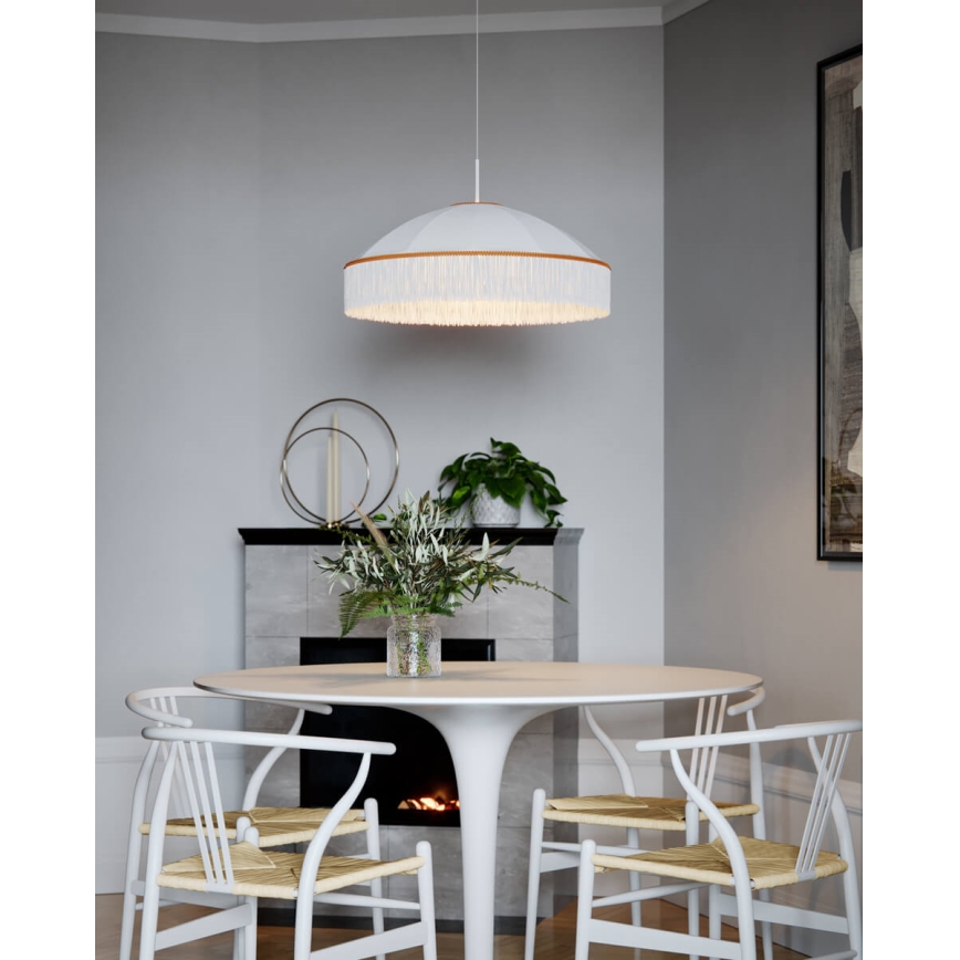 ByRydens - Люстра на шнурі FRANCIS 1xE27/5W/230V кремова