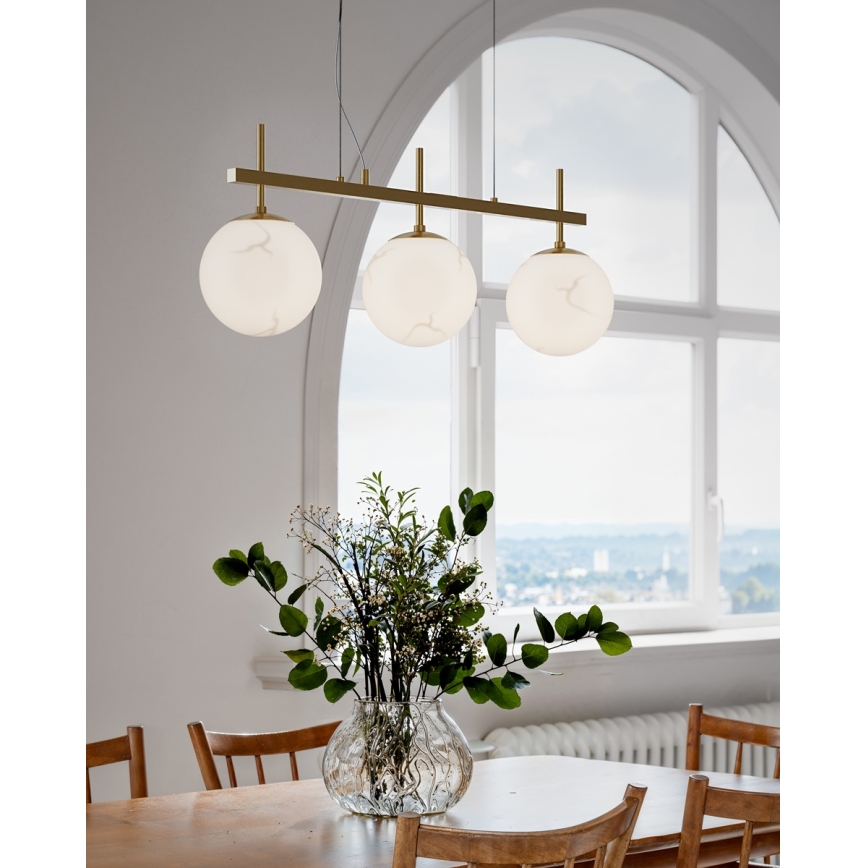 ByRydens - Люстра на тросе BELLAGIO 3xE27/8W/230V