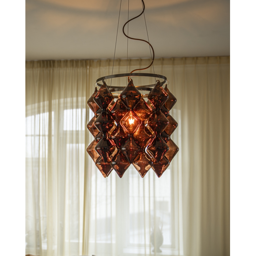 ByRydens - Підвісна люстра на тросі GEMMA 1xE27/5W/230V