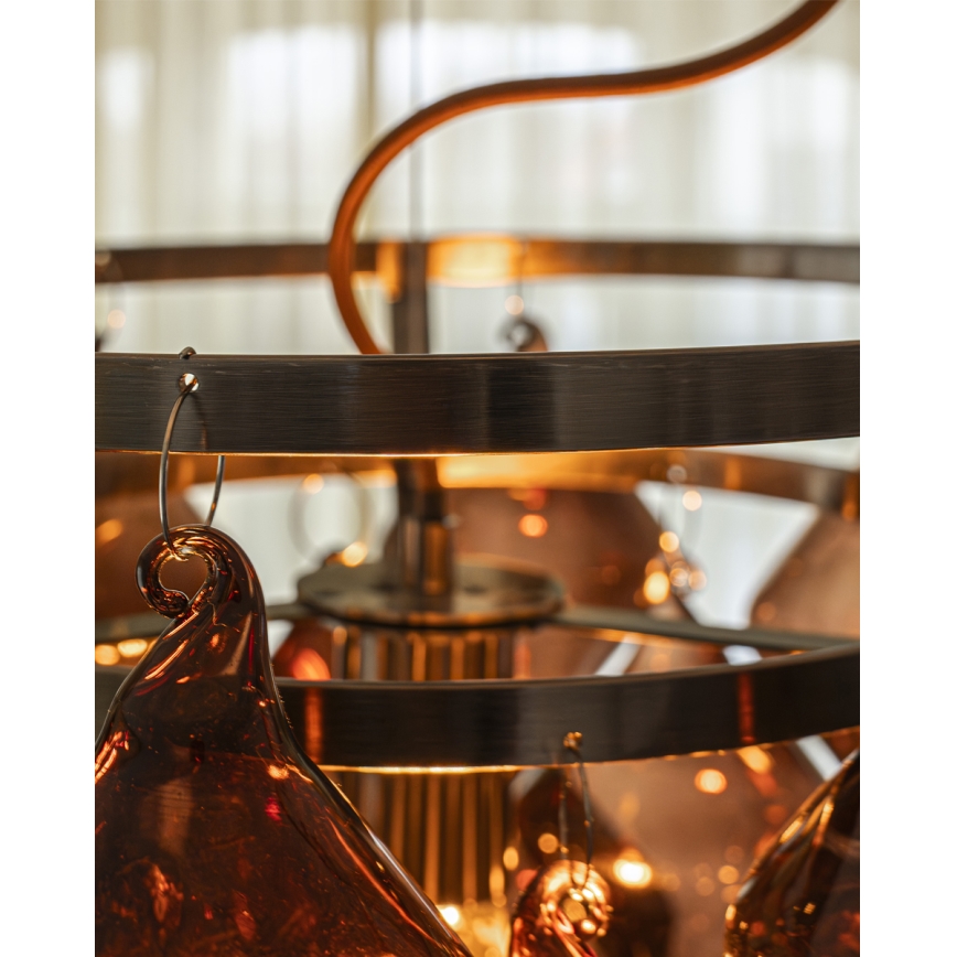 ByRydens - Підвісна люстра на тросі GEMMA 1xE27/5W/230V