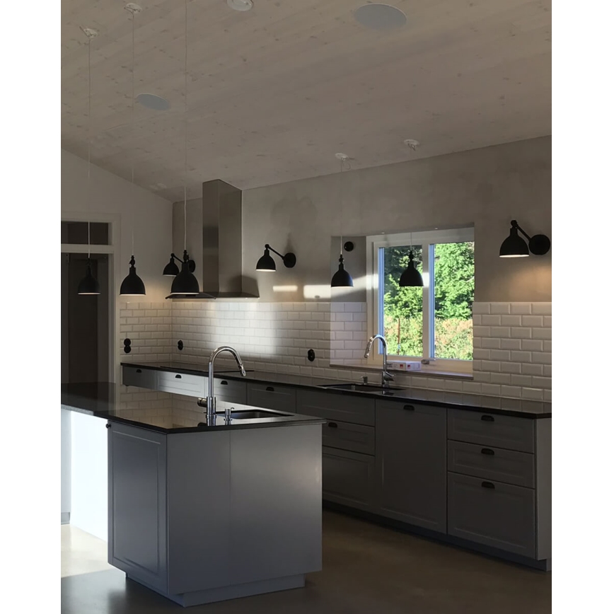 ByRydens - Настенная лампа BAZAAR MINI 1xE27/5W/230V черный