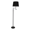 ByRydens - LED-торшер ORLANDO 1xE27/5W/230V + LED/3W, чёрный, диаметр 36 см