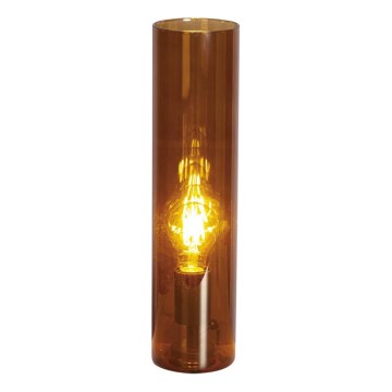 ByRydens - Настільна лампа FLAKE 1xE27/5W/230V коричнева/димчаста