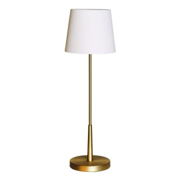 ByRydens - Настільна лампа LUMI 1xE27/8W/230V біла/золота 68,5 cm