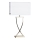 ByRydens - Настольная лампа OMEGA 1xE27/5W/230V белая/латунь