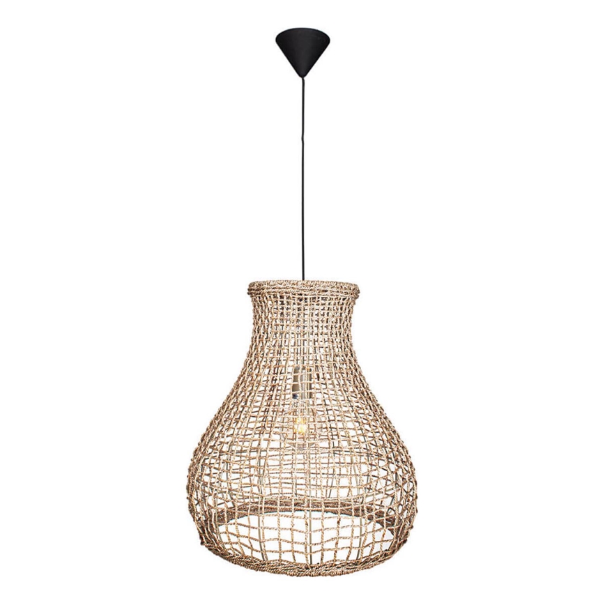 ByRydens - Подвесная люстра SEAGRASS 1xE27/8W/230V бежевый диаметр 49 см