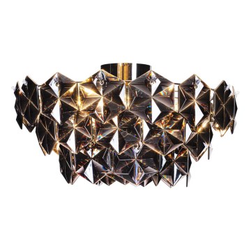 ByRydens - Потолочный светильник MONARQUE 3xE27/5W/230V черный диаметр 51 см