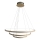 ByRydens - Светодиодная подвесная люстра TRIONE LED/45W/230V коричневый диаметр 80 см