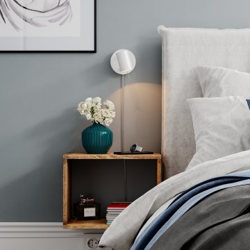 ByRydens - Точечный настенный светильник с регулированием яркости CORRECT 1xGU10/7W/230V белый