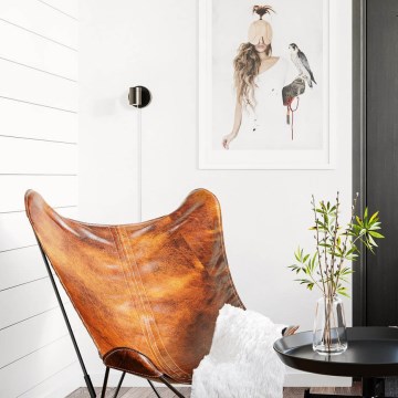 ByRydens - Точечный настенный светильник с регулированием яркости CORRECT 1xGU10/7W/230V черный