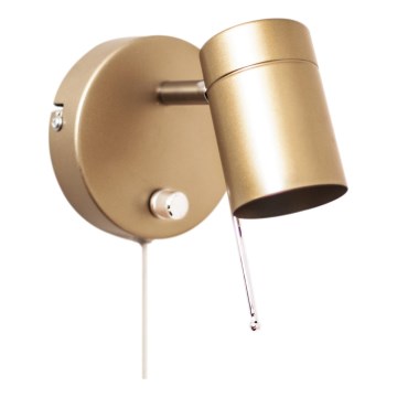 ByRydens - Точковий настінний світильник з регулюванням яскравості CORRECT 1xGU10/7W/230V золотий