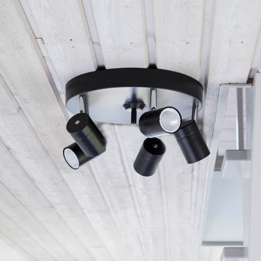 ByRydens - Точковий світильник CORRECT 5xGU10/7W/230V білий діаметр 30 см