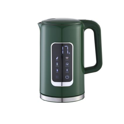 Чайник з РК-дисплеєм 1,7 л 2200W/230V зелений + дорожня чашка 450 мл