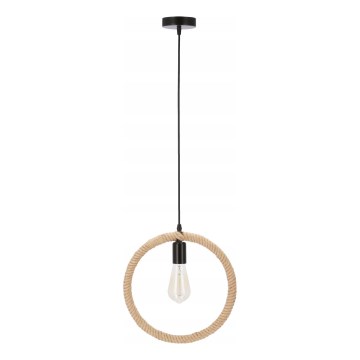 Candelabru suspendat KOLO 1xE27/40W/230V bej/negru